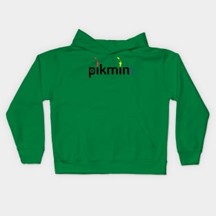 Pikmin Typography Kids Hoodie